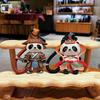 DIY Panda Pendant Hanger Bag Pendant Cute Car Keyring  Car Accessory