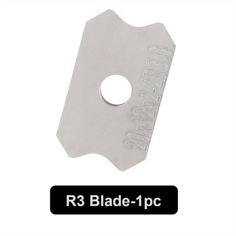 1set Wood Chamfering Fillet Corner Planer Edge Banding Arc Trimmer Scraper Board Deburring Tool Woodworking Blade Edge