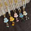 Luxury Chinese Style Necklace Tassels Embroidered Pendant Necklace  for Gifts