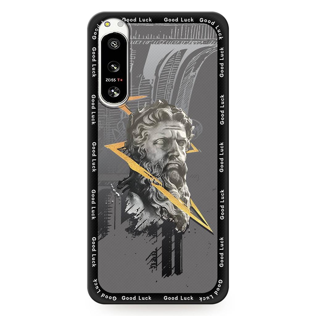 Back Cover Graffiti Phone Case For Sony Xperia5 IV Soft case Durable TPU Anti-knock Phone Pouch Fashion Design Full wrap