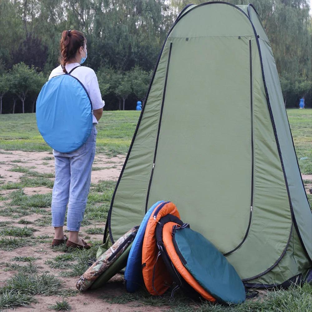 Portable Outdoor Camping Shower Pop Up Privacy Tent Shower Tent Waterproof Changing Room Shelter for Camping Hiking Beach Toilet Tent Shower Bathroom