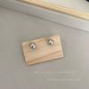 S Silver Pearl Stud Earrings Female Sense Niche Versatile Earrings Unique Beautiful Ear Jewelry Earrings
