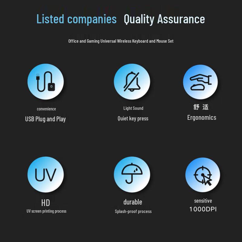 Qixin MK-10119 Wired Keyboard and Mouse Set