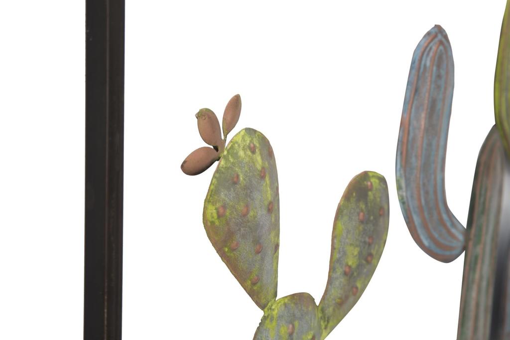 Wall Decoration Cactus-Frame -C- 50X1.3X50 Cm