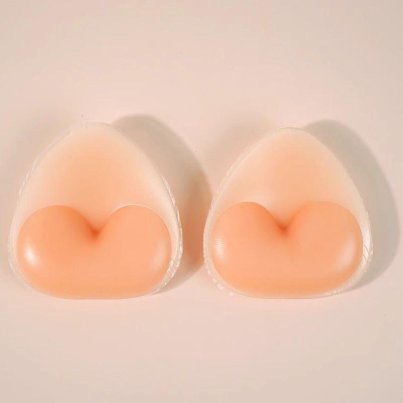 

Силиконовые бретели без бретелек и накладки на соски – Невидимые, самоклеящиеся, бесшовные вкладыши для увеличения маленькой груди One Size