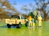 Tomytec Kaiyodo x Tomica Limited Vintage DioColle 64 #CarSnap 29a Safari 2 (Toyota Hilux 4WD Pickup with Double Cab) ABS Resin and PVC Figures and