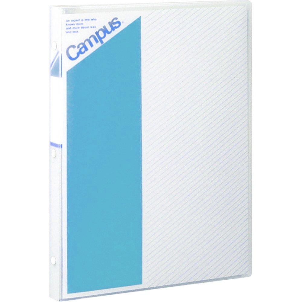 KOKUYO Holds up to 100 Loose-Leaf Binder, Canvas, A4, 30-Hole, Sheets, Blue, Lu-152B синий