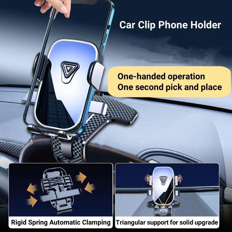 Car Phone Holder 2025 New Central Control Instrument PanelMulti-functional Car Universal Navigation Special Fixed Anti-s