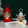 Christmas lantern LED Lighted Snowman Lamp With Santa Claus Decorative Hanging Lanterns Christmas Snow Globes Gifts For Children