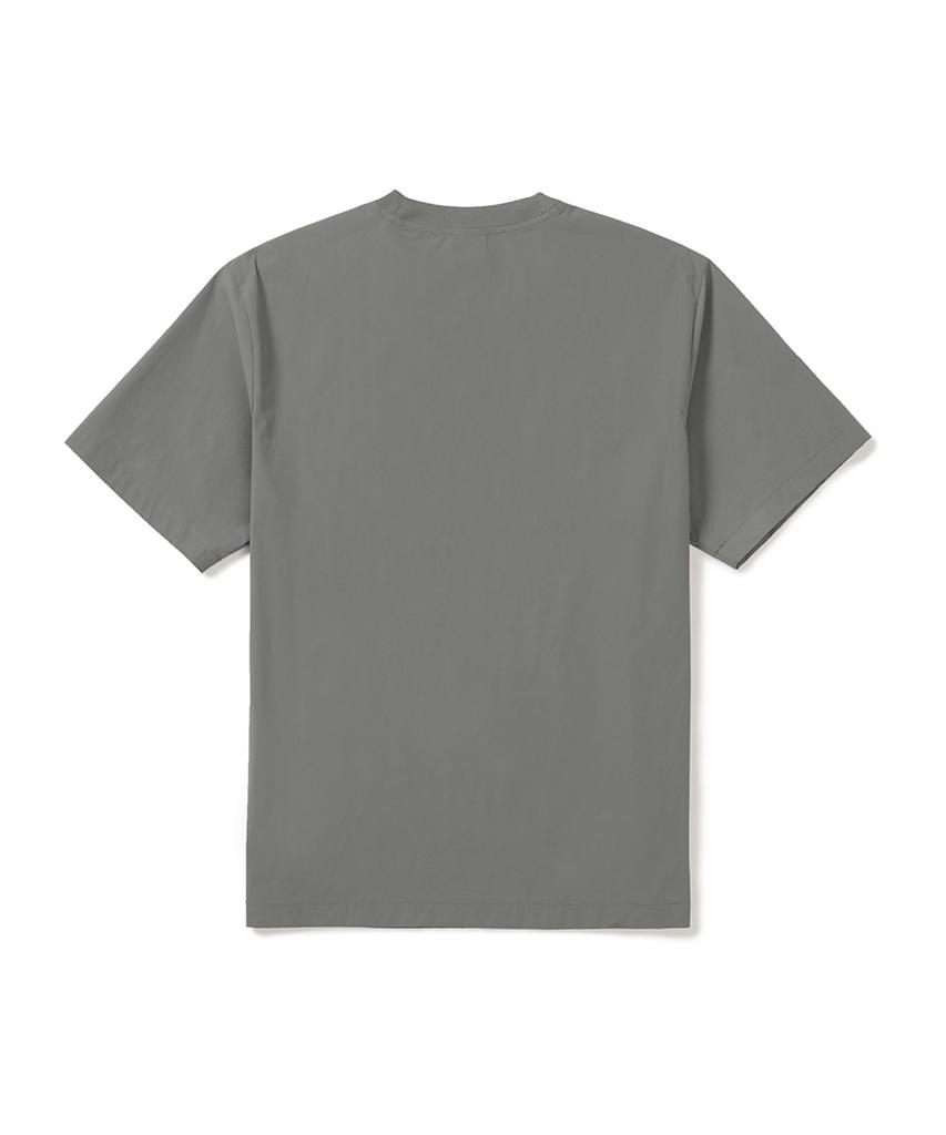 SNOWPEAK APPAREL Cooling Thin Tech Basic Short Sleeve T-Shirt (S25Musts32) Light Khaki