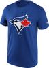 MLB Toronto Blue Jays T-Shirt Primary Logo Team Graphic Baseball Royal Blau Unisex T-Shirt