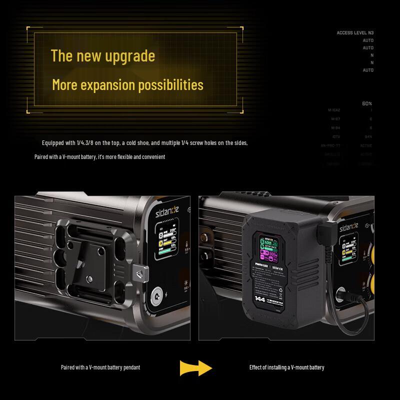 Sidande Guangzhui 200W Plus COB LED Bi-color Fill Light