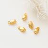 20pcs/lot 14K/18K Gold Color Plated Brass Tulip Shape Pendants 4x7mm Charms Pendant for DIY Necklace Jewelry Making Supplies