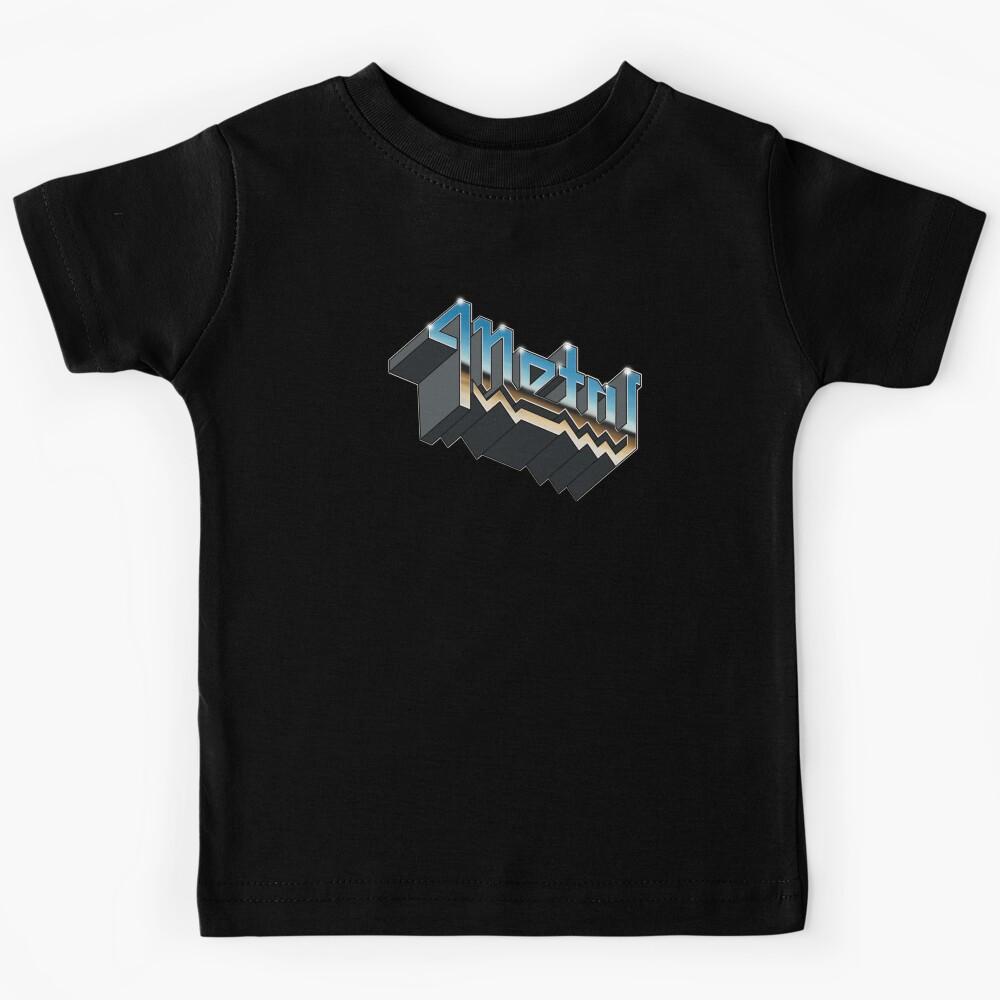 Chrome Metal on Metal Kids T-Shirt 140