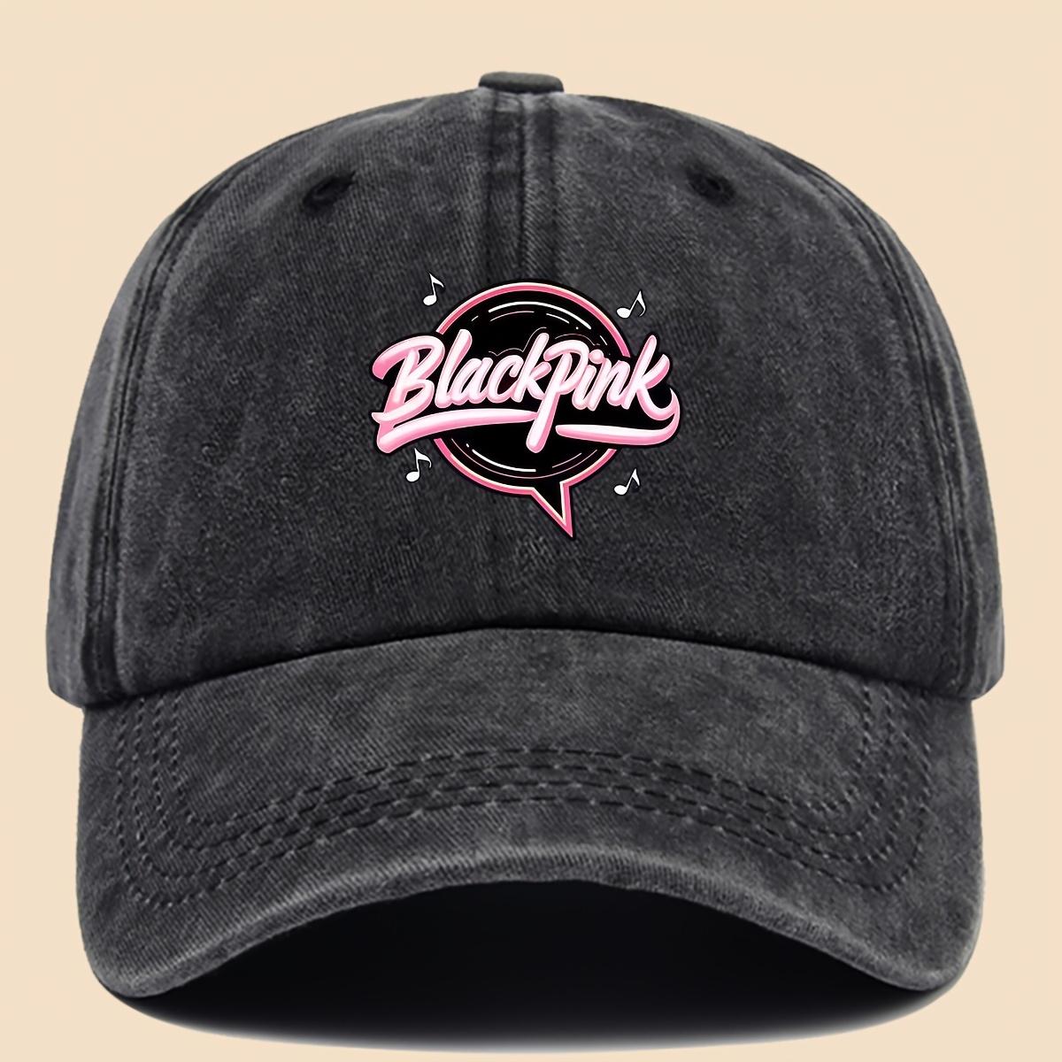Fashionable printed baseball cap, adjustable peaked cap, personalized and versatile outdoor fishing hat чёрный