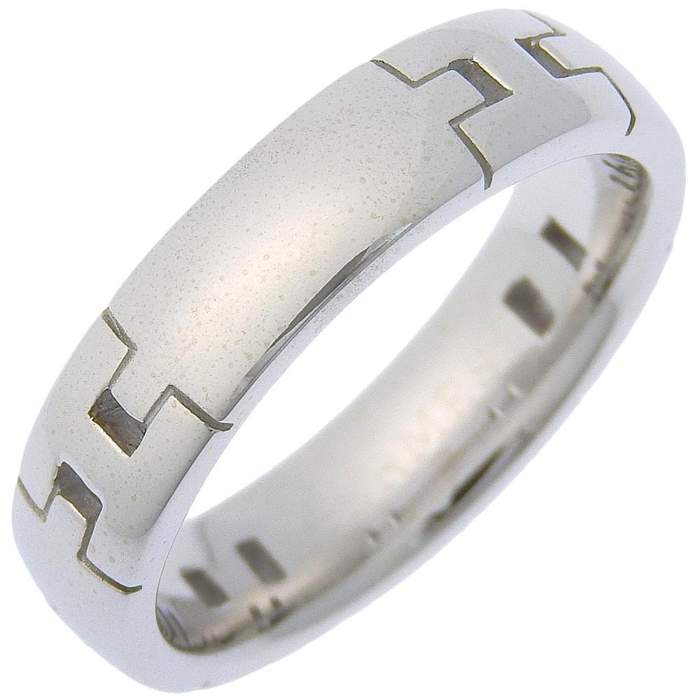 

HERMES Hercules Ring K18 white gold #9.2(US Size) 9.8g mens Used