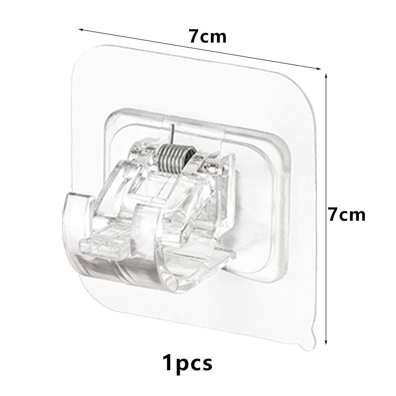 Telescopic Hook Fixing Clip For Curtains Shower Curtains Towels And Door Curtains Without Drilling