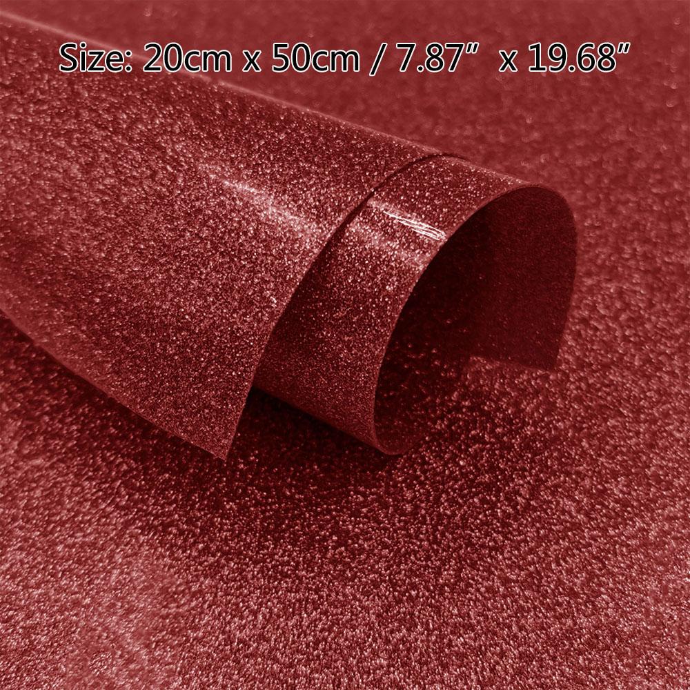 Sheet Glitter Shiny Heat Transfer Vinyl Iron-on Heat Press HTV T-shirt Textiles Cricut Iridescent Craft Cutter Film Sparkle
