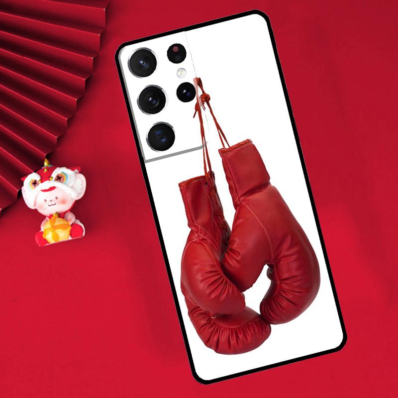 

Boxing Gloves Case For Samsung Galaxy S25 S26 Ultra S22 S23 S24 Ultra S20 S21 Plus S10 S25 FE Cover Funda Galaxy S26Ultra