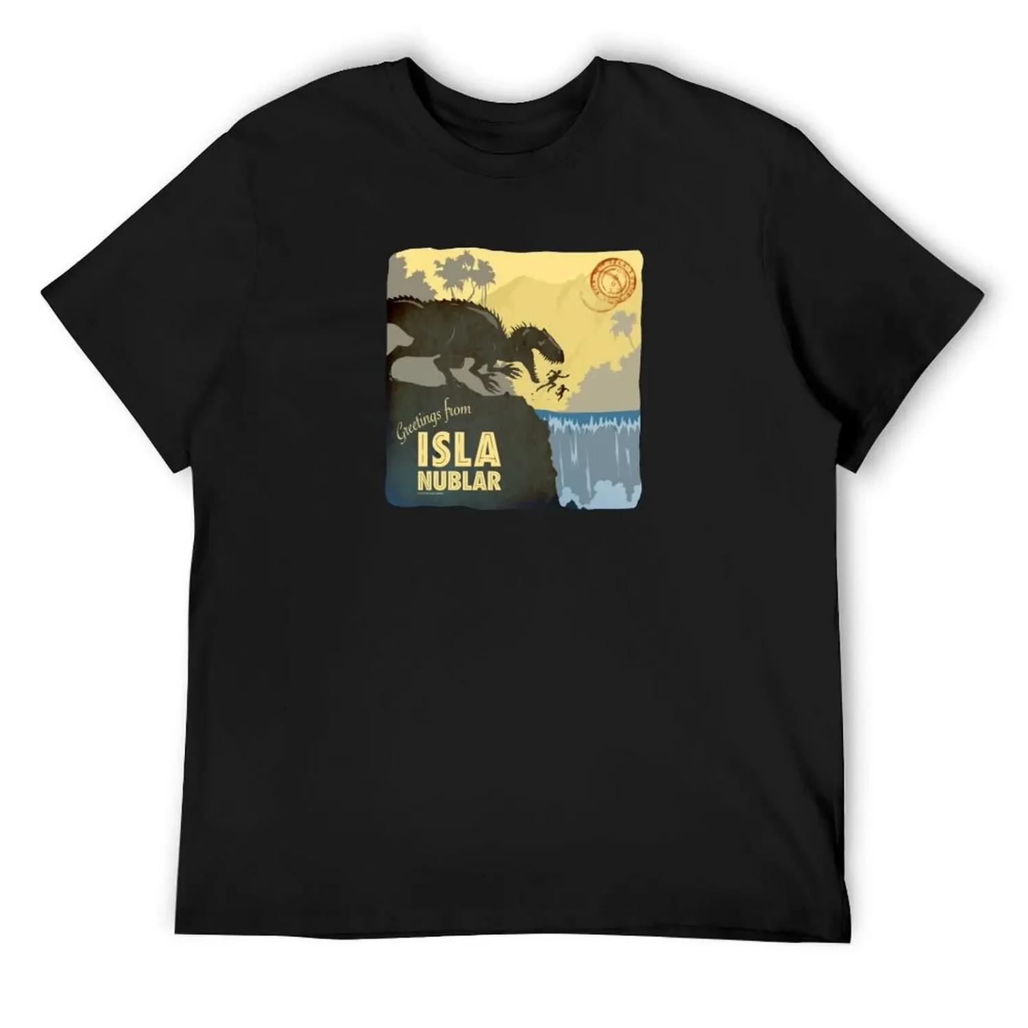 

Greetings from ISLA Nublar - Indominus Rex (dark) T-Shirt graphic tee shirt gifts for boyfriend graphics tee shirts for men XXXXXL різнокольоровий