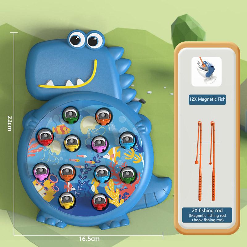 

Имитация Магнитная Динозавр Рыбалка Тарелка Игрушки Игра Удочка Игровые Игрушки Для Детей Малыш Монтессори С Удочкой Детский Образовательный Подарок синий