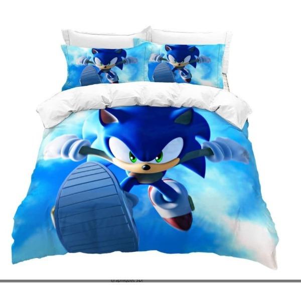 

Набір постільної білизни з трьох предметів серії Sonic AU King 245x210cm