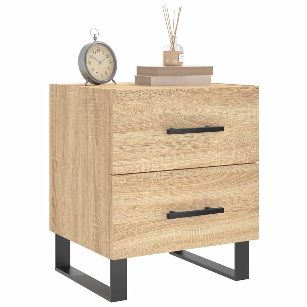 Nightstand, Sonoma Oak, 40X35X47.5 Cm Wood-Based Material