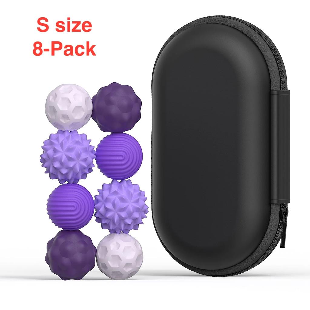 Silicone Magnetic Sensory Balls Fidget Toy Worry Balls Autism Calming Fidgeting Toy Kid Adults Anxiety Relief Stress Sensory Toy