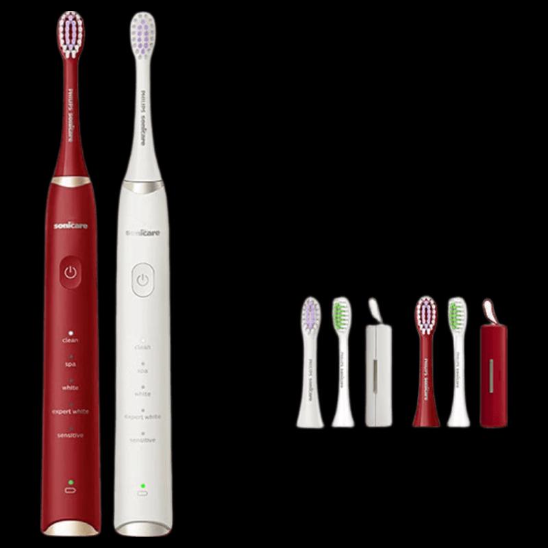 

Philips HX2491/02 Sonic Electric Toothbrush Double Pack CN plug (adapter included)