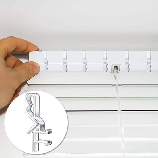 Plastic Valance Clips for Blinds Hidden Design Plastic Window Blind Clips Easy Installatin Blind Valance Replacement Clips Blind Channel Cover Clips