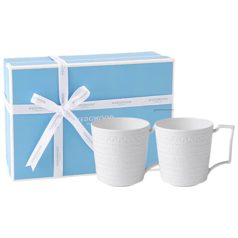Wedgwood Italian Relief Bone China Mug Set