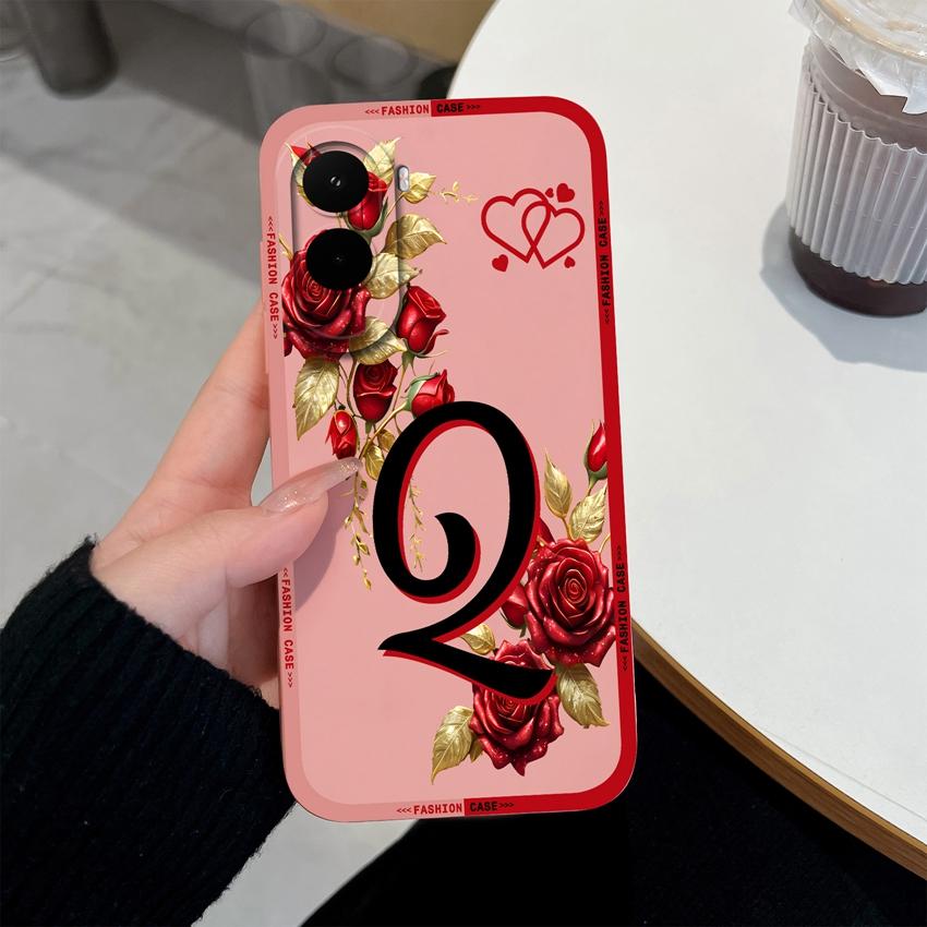 Casing For Xiaomi Poco M7 M6 M5 M4 M3 M2 Pro M5s Phone Case Fashion Letters Patterns Square Soft Matte Silicone Shockproof Back Cover For Xiaomi Shell