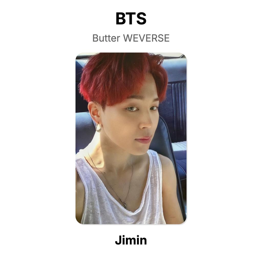 BTS Butter WEVERSE Official Photocard