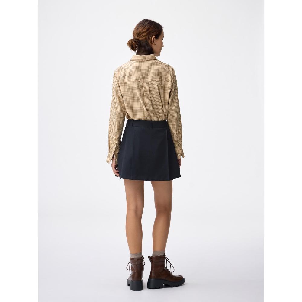 Gu By Uniqlo Side Pleated Skirt