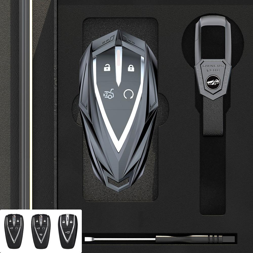 Zinc Alloy Car Key Case Cover Shell For Changan Unit Unik Cs35Plus Cs55 Plus Cs75 Plus Oshan X7 X5 Car Accessories