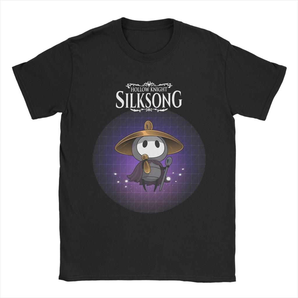Mens TShirts Hollow Knight Silksong Sherma Vintage 100 Cotton Tees Short Sleeve T Shirts Round Neck Clothing Gift