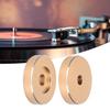 45 RPM Record Turntable Adapter Large Hole Conversion Sheet   Black Clamp Adapter for Most Big Hole Records