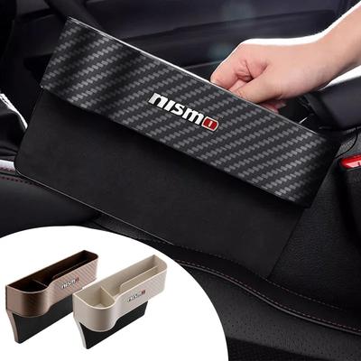 Car Seat Crevice Storage Box Seat Gap Slit Pocket Catcher Organizer For Nissan Nismo Qashqai Teana X Trail T32 T31 Tiida Juke