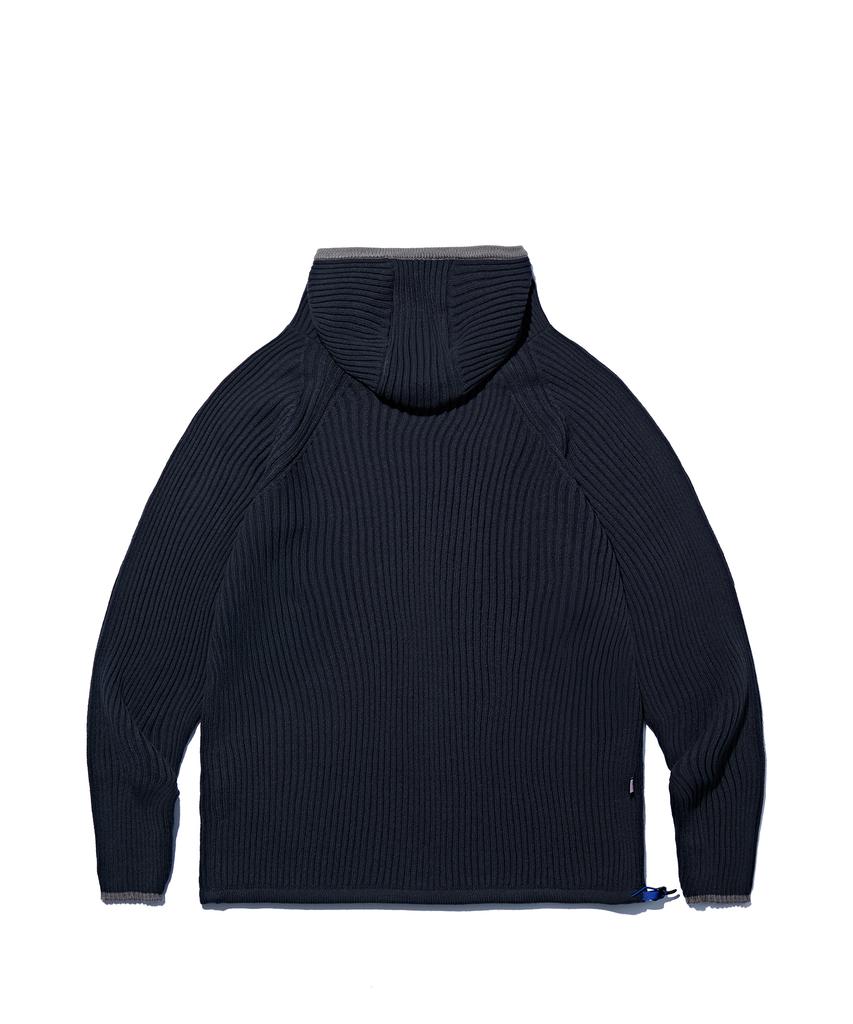 MADDEN Funny Pullover Knit Hoodie Charcoal