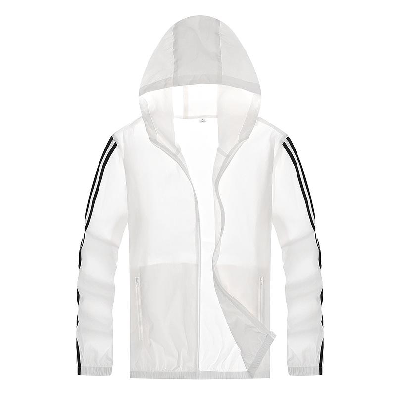 

Летняя солнцезащитная куртка: Дышащая повседневная куртка-ветровка для мужчин - Модная верхняя одежда для улицы S