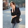 TERRE BLEUE Women's Autumn Petite Casual Blazer