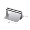 Stainless Steel Square Patty & Steak Press - Manual Teppanyaki & Hamburger Tool