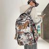 Schulranzen neu männlich und weiblich Mittelschüler große Kapazität Schulranzen Harajuku Trend leichter Rucksack hochwertiger Rucksack