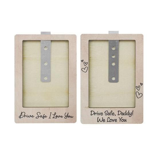 Sun Visor Photo Frame Car Picture Holder Car Visor Clip Personalized Car Interior Decoration Family Photos Gifts