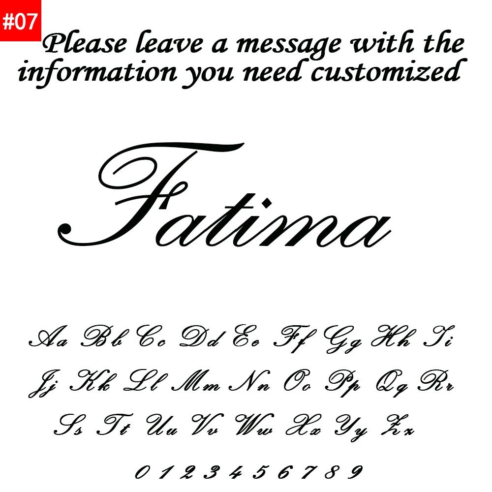 Custom Name Long Pendant Earrings Personalized Chains Ear Studs Custom Stainless Steel Letter Name Earrings Wedding Gifts
