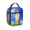 Meowl Cat Owl Meme Thermal Insulated Lunch Bag for Office Portable Bento Box Thermal Cooler Lunch Box