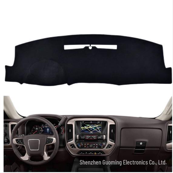 

Chevrolet Silverado Dashboard Anti-Slip Mat (2014-2018) Polyester Black Edge - Right Hand Drive