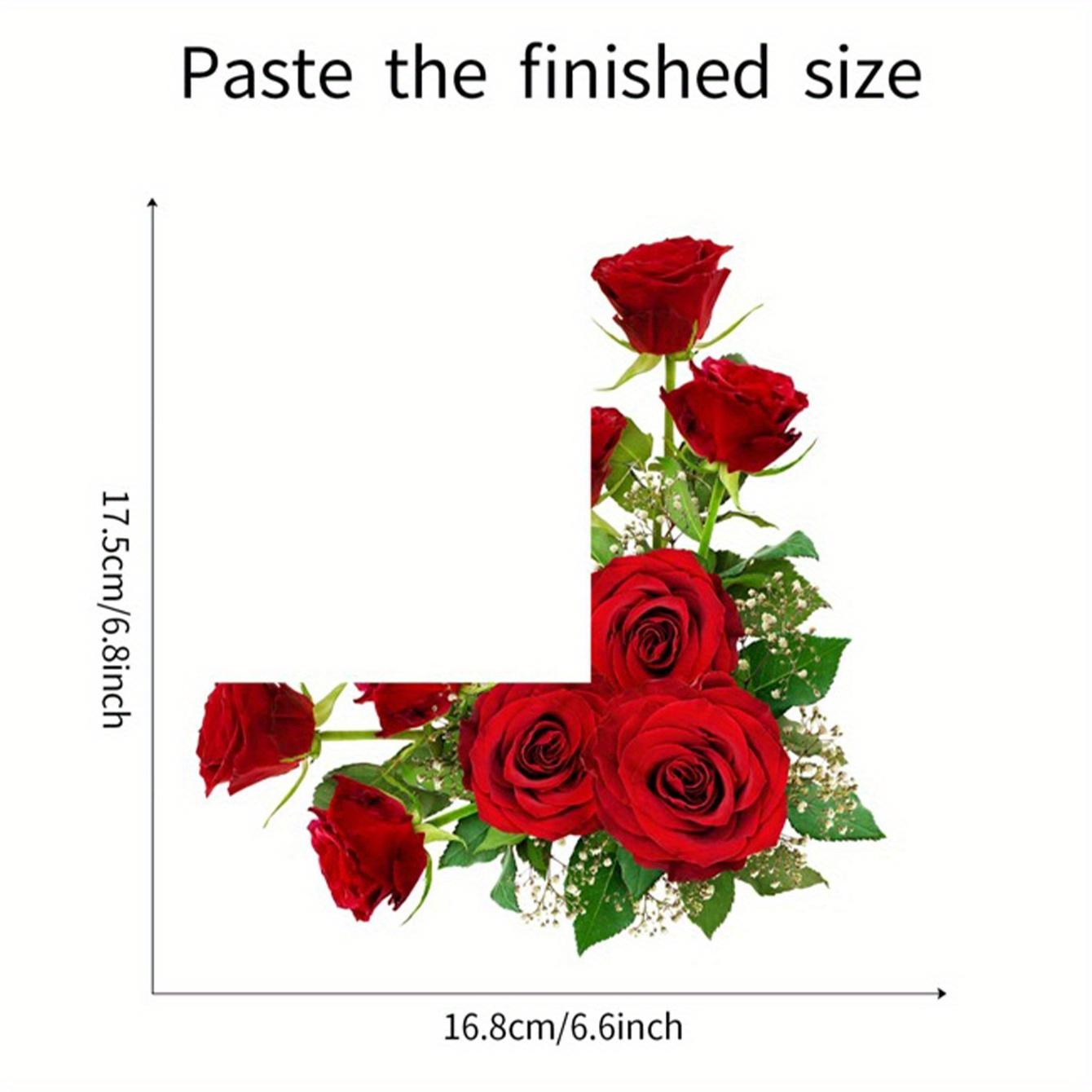 

Flower Switch Stickers Living Room Bedroom Kitchen Background Decals Self-Adhesive Switch Wallpaper Waterproof Home Decoration (as the picture,16.8x17.5CM)