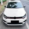 Car Front Bumper Lip Spoiler Diffuser Splitters BodyKit Aprons Cover Guard Trim For Volkswagen Polo MK5 6C GTI 2015-2018
