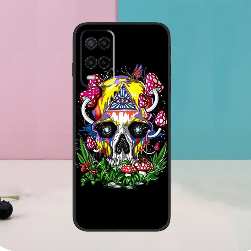

Психоделический чехол для грибов для Oppo A5 Pro A6 A15 A16 A76 A96 A17 A57 A98 A58 A78 A18 A38 A54 A74 A94 A40 A60 A80 OPPO A58 4G